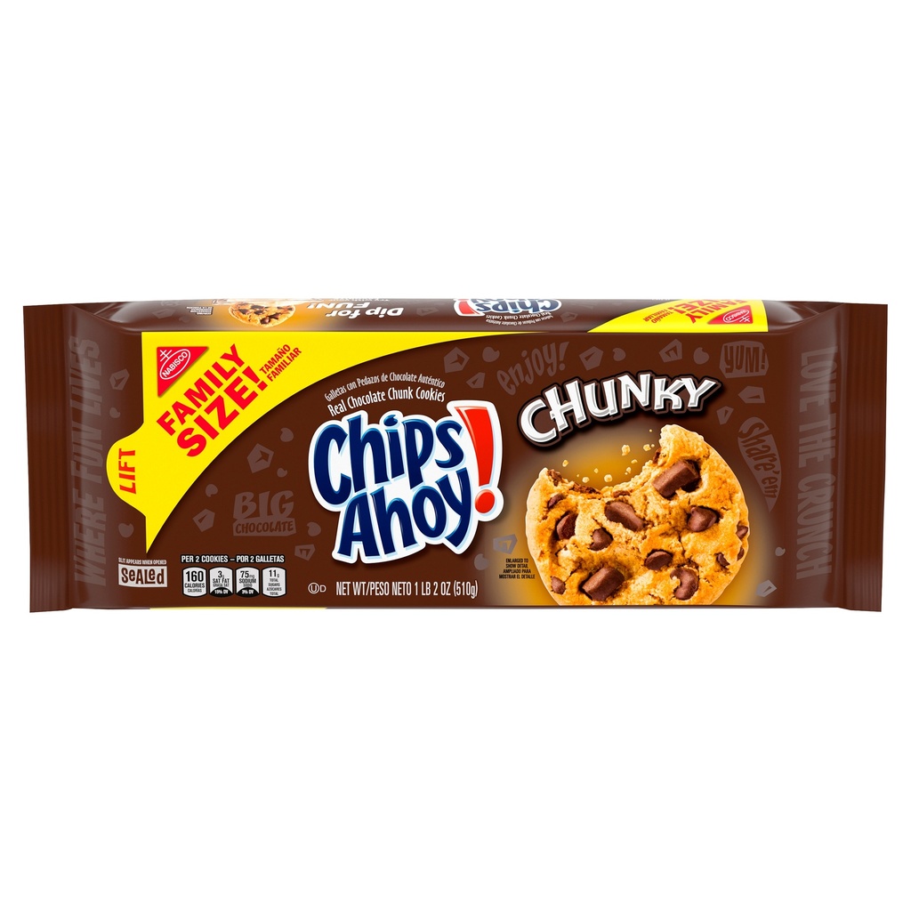 CHIPS AHOY! Chunky Chocolate Chip Cookies, 18 oz