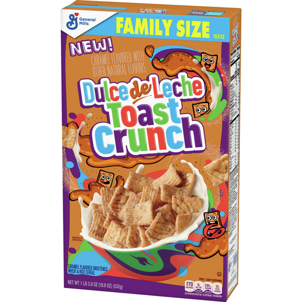 Dulce de Leche Toast Crunch Breakfast Cereal, 18.8 oz