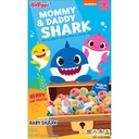 Kellogg's Pinkfong Baby Shark Breakfast Cereal, Limited Edition, Kids Snacks, Berry Fin-Tastic with Marshmallows, 13.2oz, 1 Box