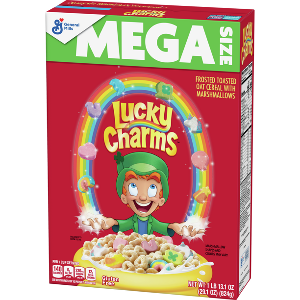 Lucky Charms, Gluten Free Breakfast Cereal, 29.1 oz