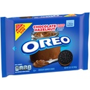 OREO Chocolate Hazelnut Flavored Creme Chocolate Sandwich Cookies, Family Size, 17 oz