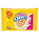 OREO Double Stuf Golden Sandwich Cookies, Family Size, 20 oz