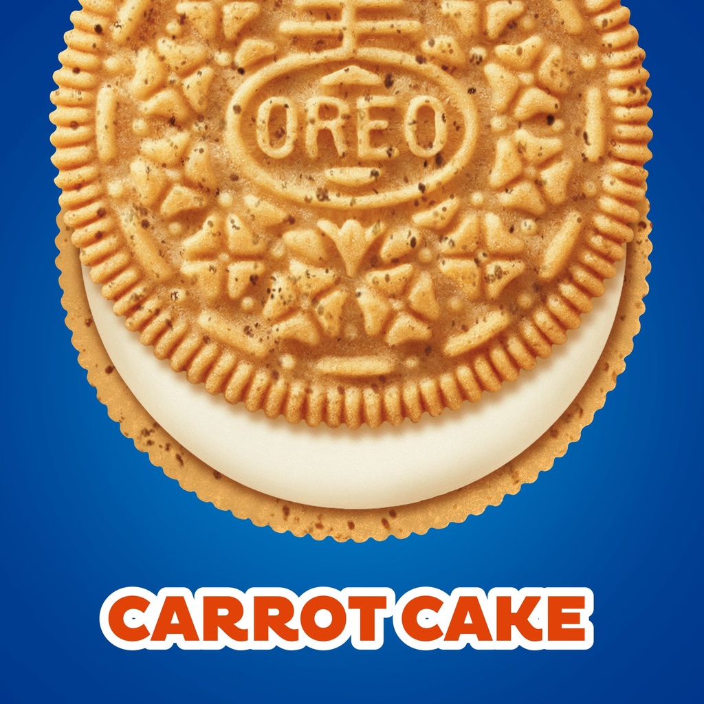 Oreo Carrot Cake Sandwich Cookies, 1 - 17 Oz Family Size Packages