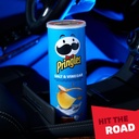 Pringles Potato Crisps Chips, Lunch Snacks, Snacks On The Go, Salt and Vinegar, 5.5oz, 1 Can
