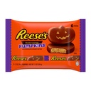 REESE'S, Milk Chocolate Peanut Butter Pumpkins Candy, Halloween, 1.2 oz, Packs (6 Count)