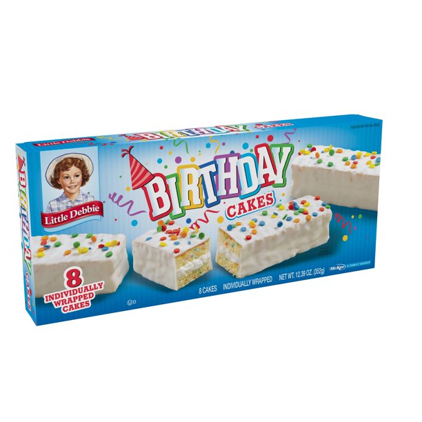 [GG-049] Little Debbie Birthday Cakes, 8 ct, 12.39 oz