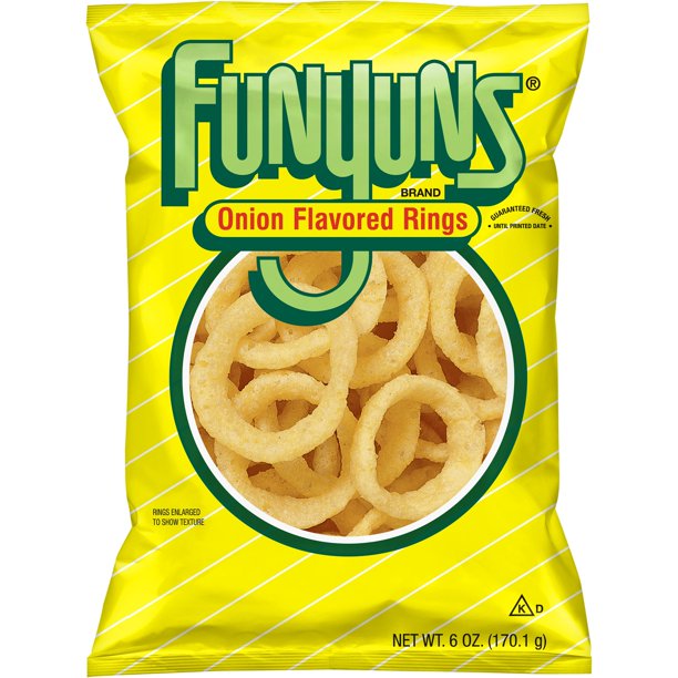 [GG-022] Funyuns Onion Flavored Rings, 6 oz Bag
