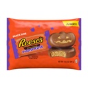 REESE'S, Milk Chocolate Peanut Butter Snack Size Pumpkins Candy, 19.2 oz, Jumbo Bag