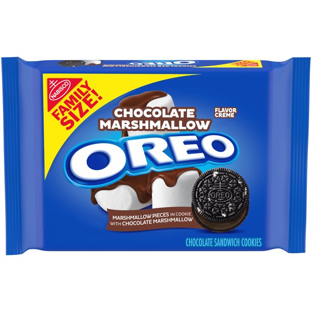 [GG-066] OREO Chocolate Marshmallow Creme Sandwich Cookies, Family Size, 17 oz
