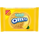 OREO Golden Sandwich Cookies, Lemon Flavored Creme, 1 Resealable Family Size Pack