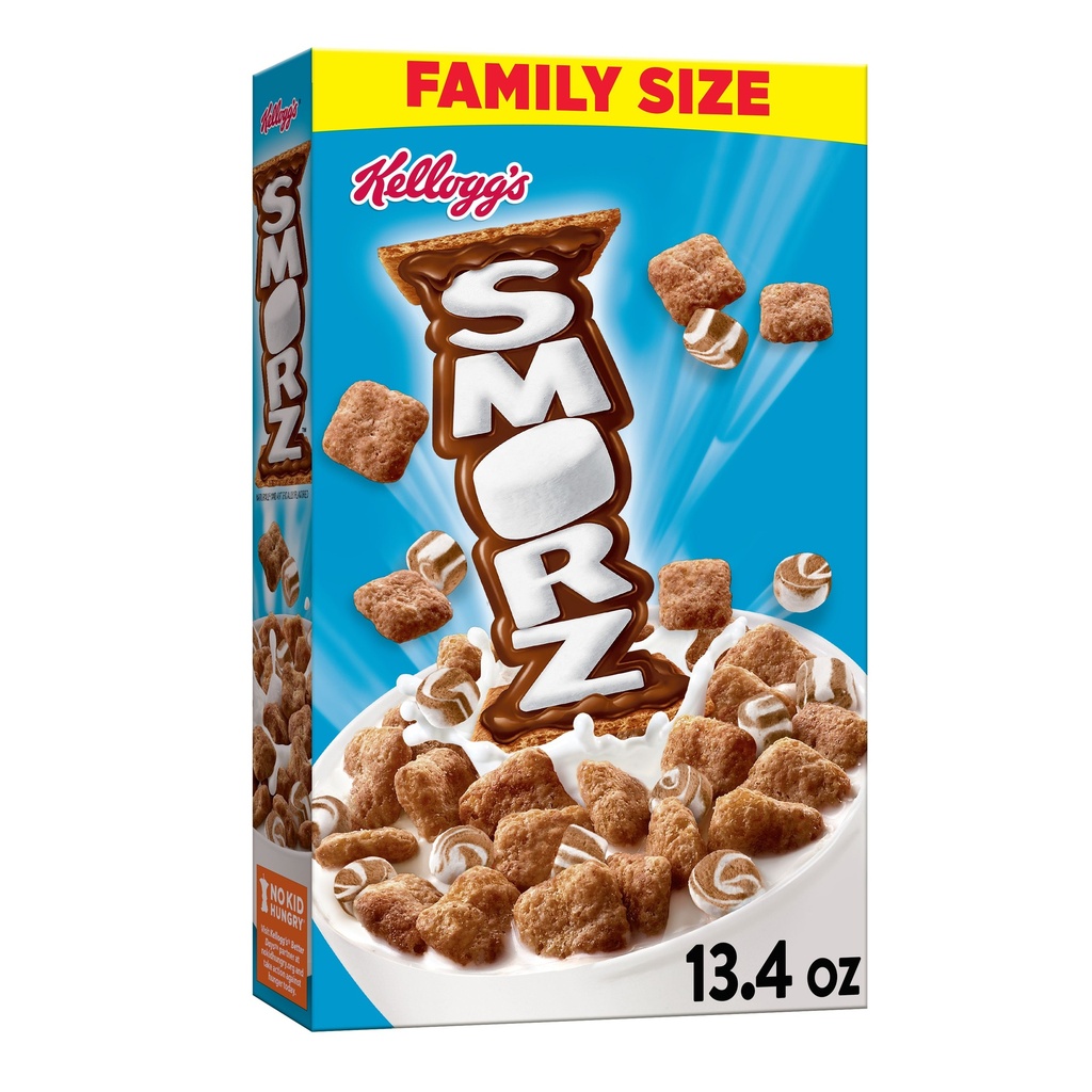 [GG-046] Kellogg's Smorz Breakfast Cereal, 8 Vitamins and Minerals, Kids Snacks