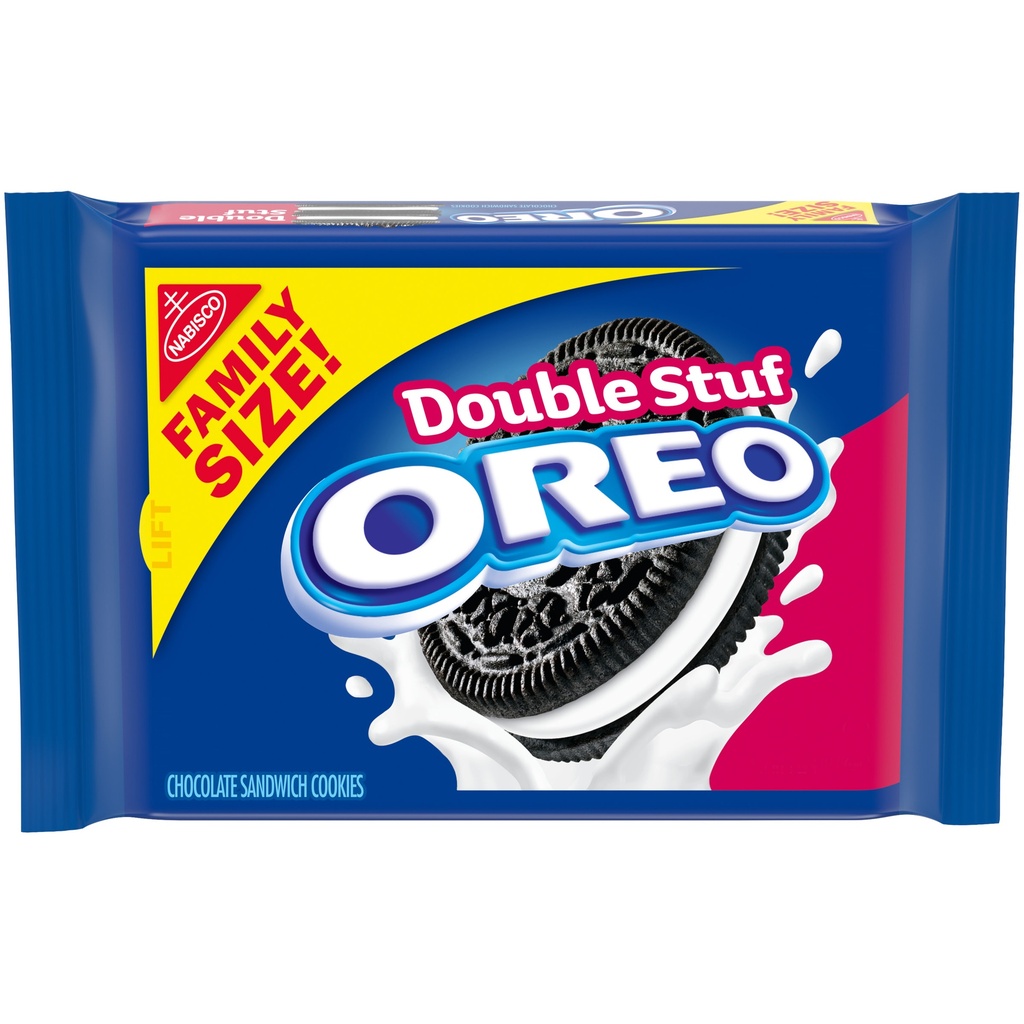[GG-067] OREO Double Stuf Chocolate Sandwich Cookies, Family Size, 20 oz