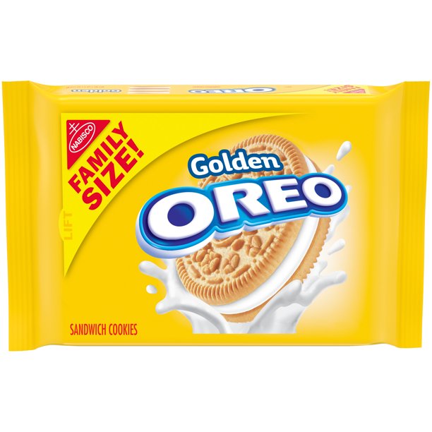 [GG-081] Oreo Golden Sandwich Cookies, Family Size, 19.1 Oz Packs