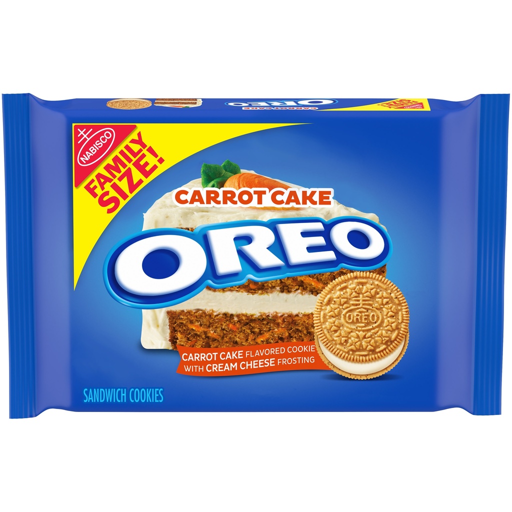 [GG-079] Oreo Carrot Cake Sandwich Cookies, 1 - 17 Oz Family Size Packages