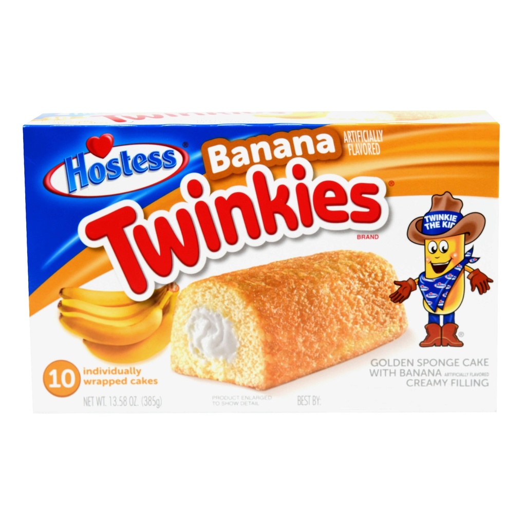 [GG-031] Hostess&reg; Banana Twinkies&reg; 13.58 oz Box (10 count)