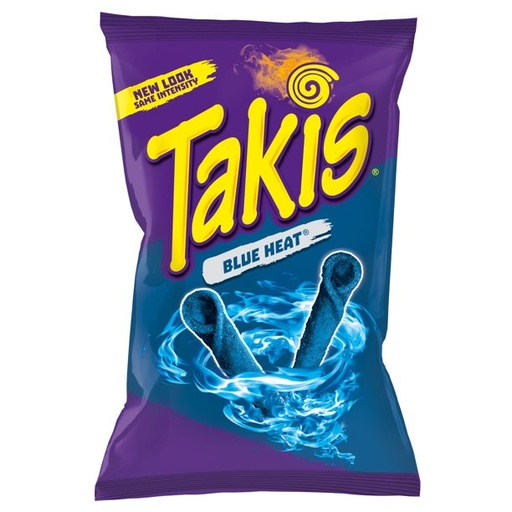 [GG-110] TAKIS Rolled Blue Heat Tortilla Chips Bag of 9.9 ounces
