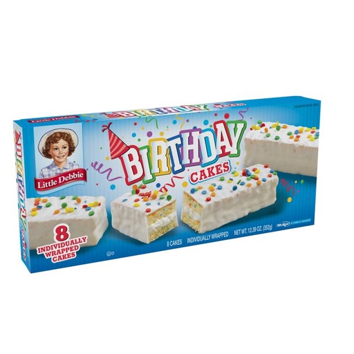 [GG-049] Little Debbie Birthday Cakes, 8 ct, 12.39 oz