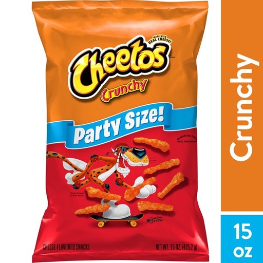[GG-009] Cheetos Crunchy Cheese Flavored Snacks, Party Size, 15 oz Bag