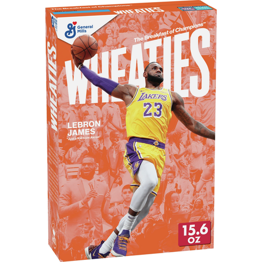 [GG-116] Wheaties Whole Grain Wheat Flakes Breakfast Cereal, 15.6 oz.
